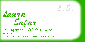 laura safar business card